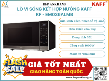 Lò vi sóng kết hợp nướng KAFF KF - EM036ALMB - Made in Thailand